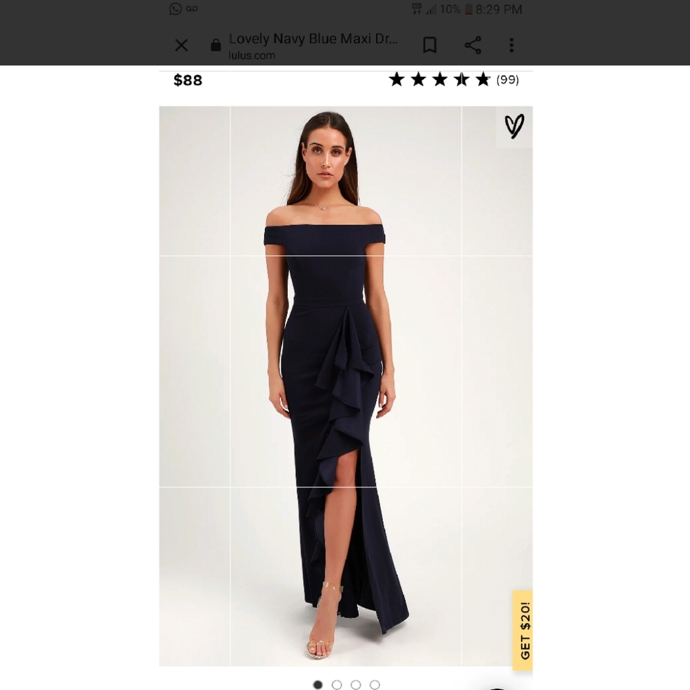 Navy blue dress